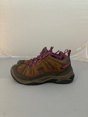 Keen circadia vent hiking boots brown purple women’s 1026778 new